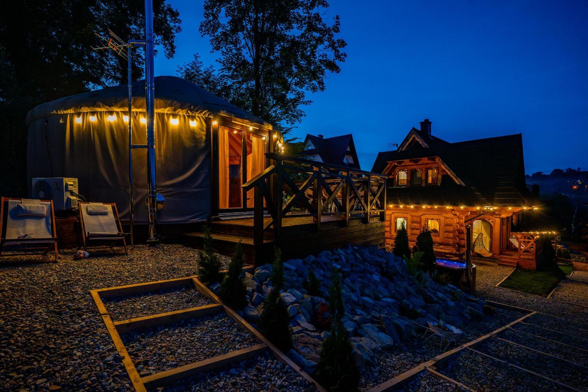 Jurta Na Wypasie - Luksusowy Namiot Z Widokiem Na Gory - Jacuzzi, Sauna, Split Ac, Private, Star View Закопане Экстерьер фото