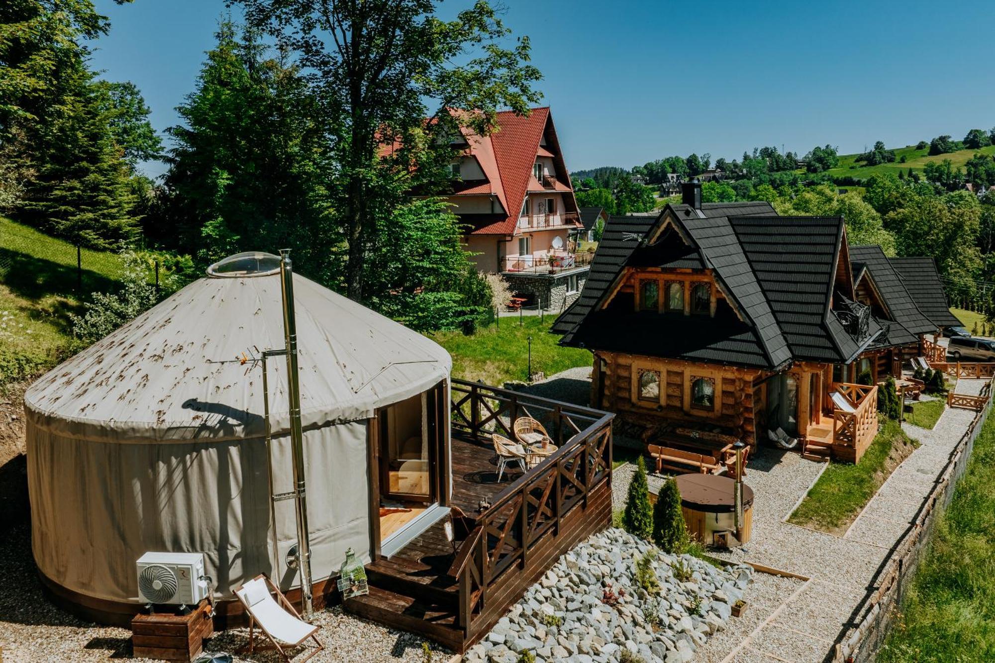 Jurta Na Wypasie - Luksusowy Namiot Z Widokiem Na Gory - Jacuzzi, Sauna, Split Ac, Private, Star View Закопане Экстерьер фото
